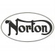 Parche Bordado NORTON (Color NEGRO)