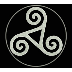 Parche Bordado TRISKEL (2)