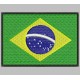 Parche Bordado Bandera BRASIL