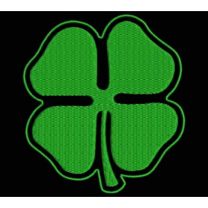 Parche Bordado TREBOL 4 HOJAS