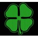 Parche Bordado TREBOL 4 HOJAS (Color VERDE)