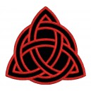 Parche Bordado TRIQUETA (Color ROJO)