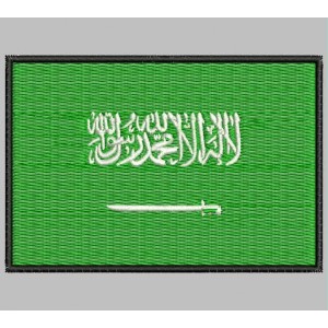 Parche Bordado Bandera ARABIA SAUDI