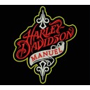 Parche Bordado HARLEY DAVIDSON (Personalizable)