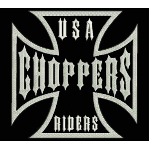 Parche Bordado USA CHOPPERS