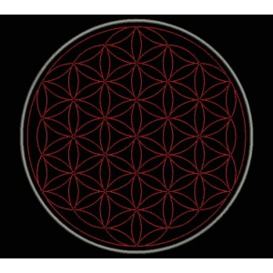 Parche Bordado FLOR DE LA VIDA