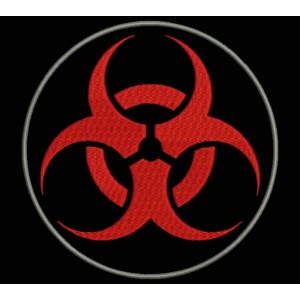 Parche Bordado BIOHAZARD
