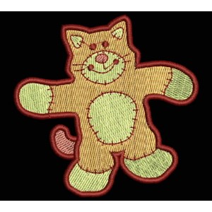 Parche Bordado GATO PELUCHE