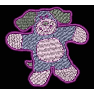 Parche Bordado PERRO PELUCHE