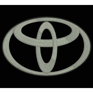 Parche Bordado TOYOTA (Logo)