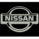 Parche Bordado NISSAN (Color BLANCO)