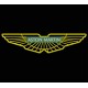 Parche Bordado ASTON MARTIN (Color ORO)