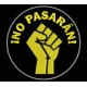 Parche Bordado NO PASARAN (Color ORO)