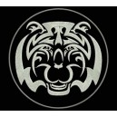Parche Bordado TIGRE TRIBAL (Color BLANCO)