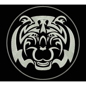 Parche Bordado TIGRE TRIBAL
