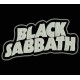 Parche Bordado BLACK SABBATH (Color BLANCO)