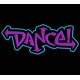 Parche Bordado DANCE (Color VIOLETA)