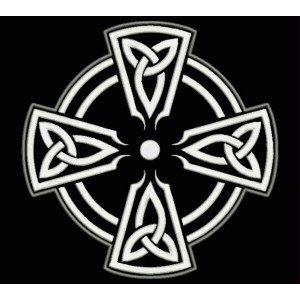 Parche Bordado CRUZ CELTA (CIRCULAR)