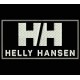 Parche Bordado HELLY HANSEN (Bordado BLANCO / Fondo NEGRO)