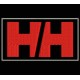 Parche Bordado HELLY HANSEN (Bordado ROJO / Fondo NEGRO)
