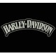 Parche Bordado HARLEY DAVIDSON (Color BLANCO)