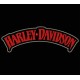 Parche Bordado HARLEY DAVIDSON (Color ROJO)