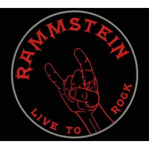 Parche Bordado CUERNOS ROCK/METAL (Personalizable)