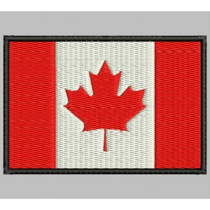 Parche Bordado Bandera CANADA