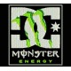 Parche Bordado DC MONSTER ENERGY (Fondo NEGRO)