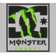 Parche Bordado DC MONSTER ENERGY (Fondo GRIS)