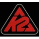 Parche Bordado K2 (Color ROJO)