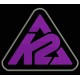 Parche Bordado K2 (Color VIOLETA)