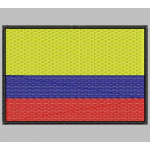 Parche Bordado Bandera COLOMBIA
