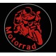 Parche Bordado MOTORRAD (Color ROJO)