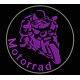 Parche Bordado MOTORRAD (Color VIOLETA)