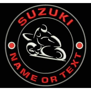 Parche Bordado SUZUKI (Personalizable)