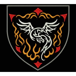 Parche Bordado FENIX TRIBAL (Escudo)