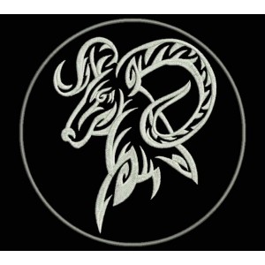 Parche Bordado CABRA TRIBAL