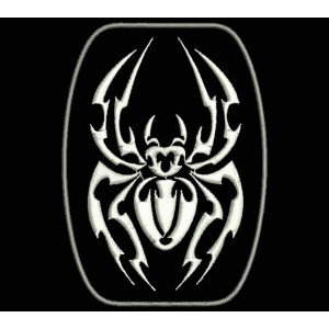 Parche Bordado ARAÑA TRIBAL (Rectangular)