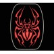 Parche Bordado ARAÑA TRIBAL (Color ROJO)