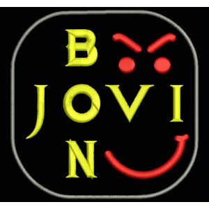 Parche Bordado BON JOVI y CARA