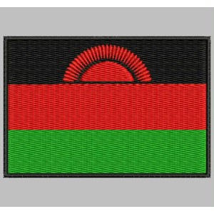 Parche Bordado Bandera MALAWI