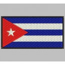 Parche Bordado Bandera CUBA