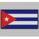 Parche Bordado Bandera CUBA