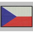 Parche Bordado Bandera CHEQUIA (REP. CHECA)