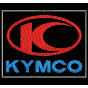 Parche Bordado KYMCO (Logo Vertical)