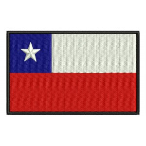 Parche Bordado Bandera CHILE