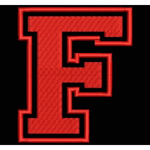Parche Bordado "F" (LETRA F)