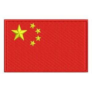 Parche Bordado Bandera CHINA