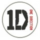 Parche Bordado ONE DIRECTION (Fondo BLANCO)